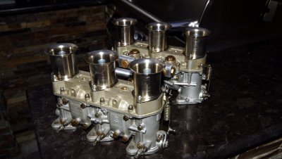 SOLD! 46 IDA WEBER Carburetors - Set 3