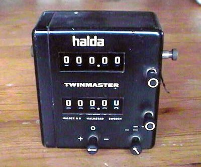 Halda Twinmaster Timer Alloy