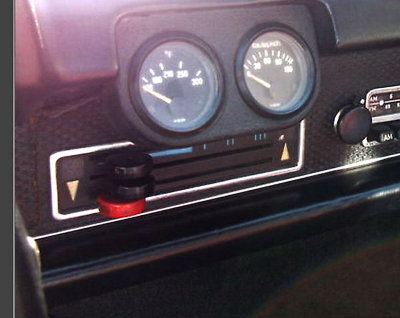 1970 Porsche 914-6 sn 914.043.1922 Heater Control Panel - Photo 2