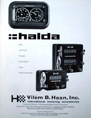 Halda Twinmaster Sales Brochure - Page 1