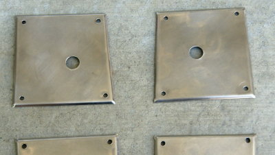 914-6 GT Stainless-Steel Front Hood Pin Plates - Photo 2
