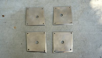 914-6 GT Stainless-Steel Front Hood Pin Plates - Photo 4