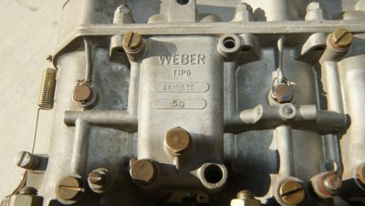 906 / Carrera 6 Magnesium Intake Manifolds w/46mm Early WEBER's - Photo 48