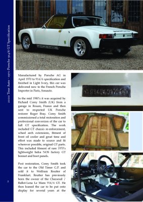 1970 Porsche 914-6 GT Conversion s/n 914.043.1730 - Photo 2