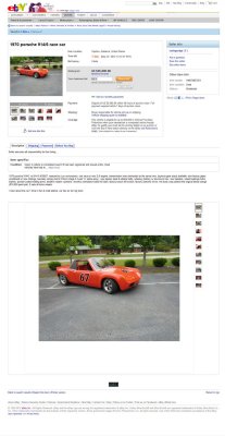 1970 Porsche 914-6 sn 914.043.0507 eBay Auction 20120507 Asking $35,000 No Bids