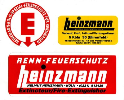 Heinzmann Bottle Decals - Reproductions