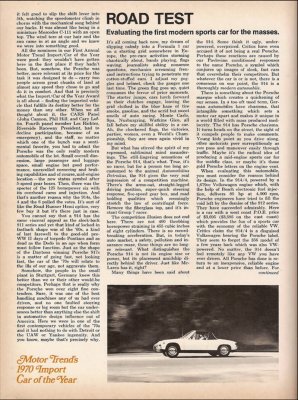 1970 Motor Trend's Car of the Year - Page 2