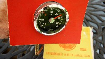 Motometer Outside Thermometer, Celsius, NOS - Photo 12