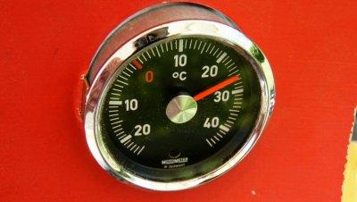 Motometer Outside Thermometer, Celsius, NOS - Photo 13