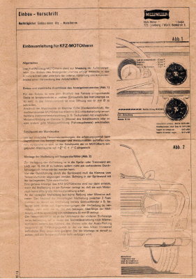 Motometer Installation Instructions - Page 2