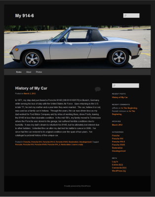 1971 Porsche 914-6 sn 914.143.0170 20120722 My 914-6 Website