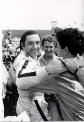 WINNER PEDRO RODRIGUEZ AFTER HIS VICTORY BELGIAN GP 1970