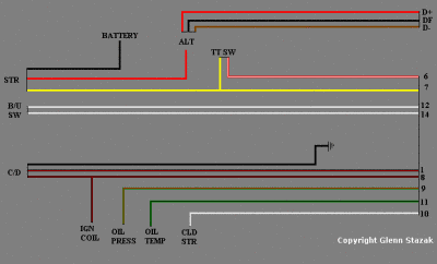 914-6 Engine Wiring Harness Schematic Diagram