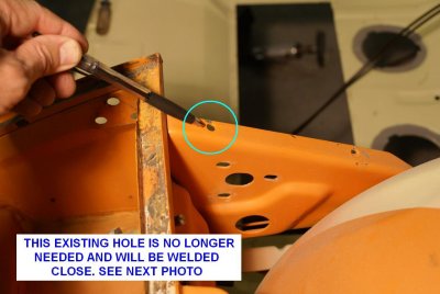914-6 GT Mechanical Headlight Raisers - Left Side Installation Photo Sequence - Photo 3