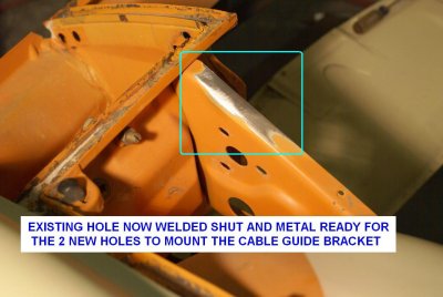 914-6 GT Mechanical Headlight Raisers - Left Side Installation Photo Sequence - Photo 4