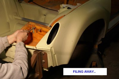 914-6 GT Mechanical Headlight Raisers - Left Side Installation Photo Sequence - Photo 30
