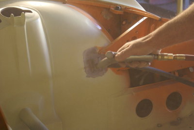 914-6 GT Mechanical Headlight Raisers - Left Side Installation Photo Sequence - Photo 46