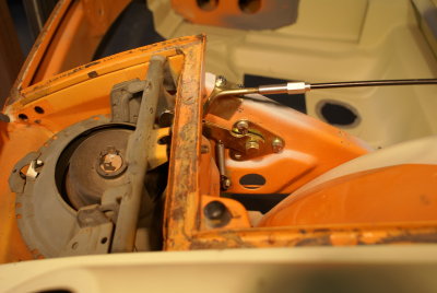 914-6 GT Mechanical Headlight Raisers - Left Side Installation Photo Sequence - Photo 57