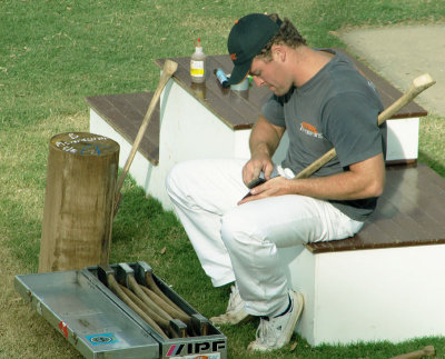 Preparation for the Woodchop