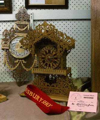 Scrollsaw clocks