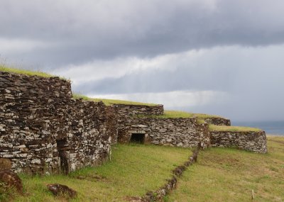 Restored beehive houses 