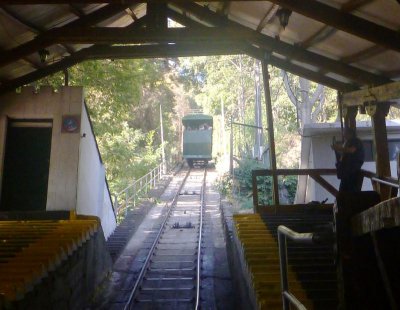 Funicular  going up