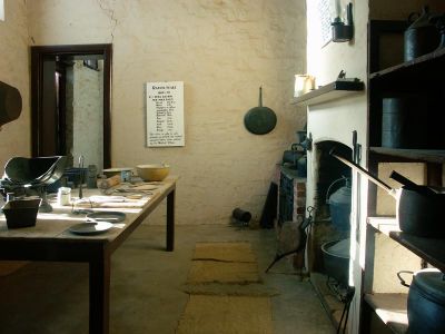 Kitchen at Redruth Gaol