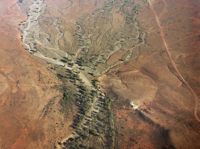 355: Wilpena: View from scenic flight