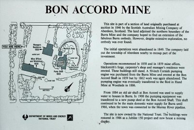 Explanatory Sign Bon Accord Mine