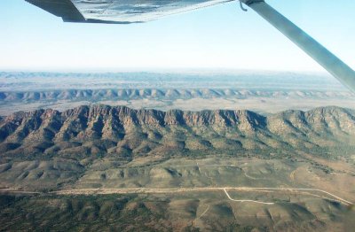 329: Wilpena: View from scenic flight