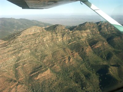 344: Wilpena: View from scenic flight