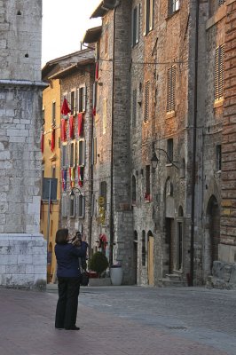 Gubbio -  A picture of a picture taker.jpg