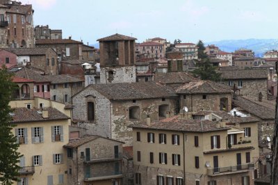 Perugia  - a cacophony of rooftops .jpg