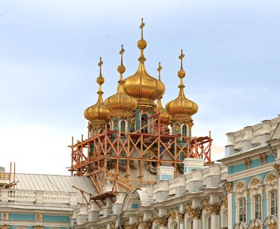Pushkin - Catherine's Palace - Domes Restoration.jpg