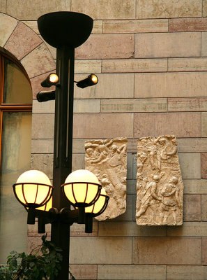 Lamp and relief Stockholm museum.jpg