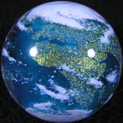 Glass Globe Size: 1.42 Price: SOLD