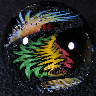 Rasta Steel Balloons Size: 1.87 Price: SOLD