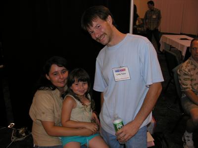 Eddie, Bobbie and Abigail Seese