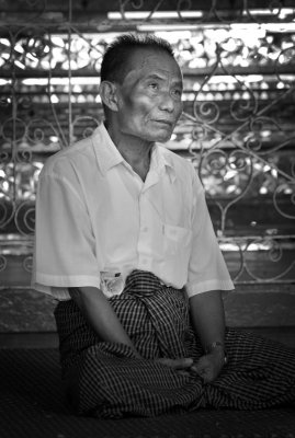 Shwedagon pagoda.Yangon