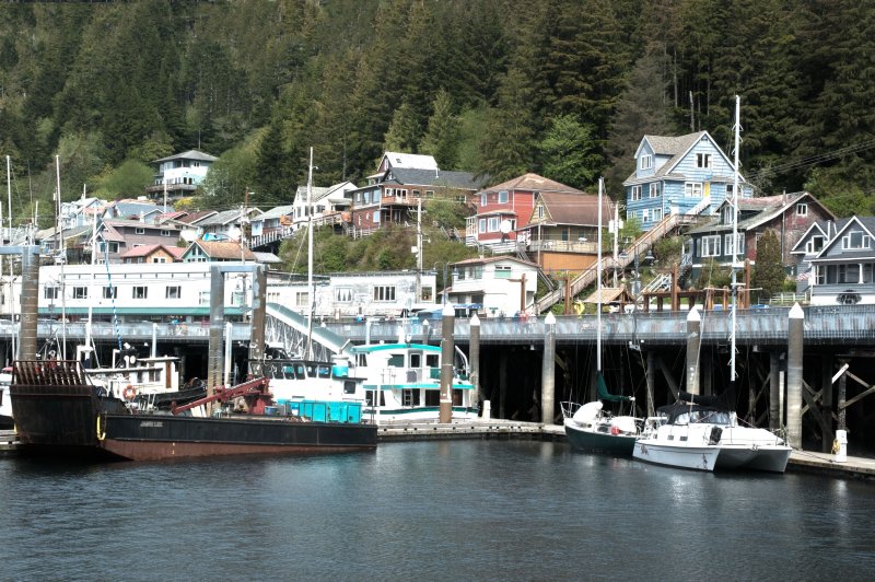Ketchikan Alaska. Harbor in HDR