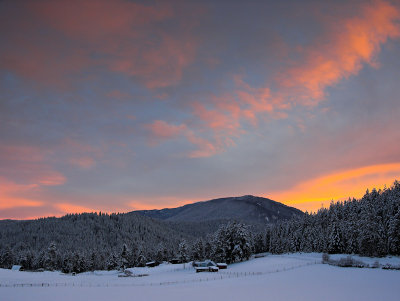 Sunset, Dunn Mt.