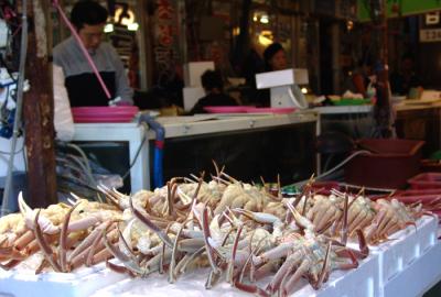 Fresh Crabs for sale at Jukdo Sheajang