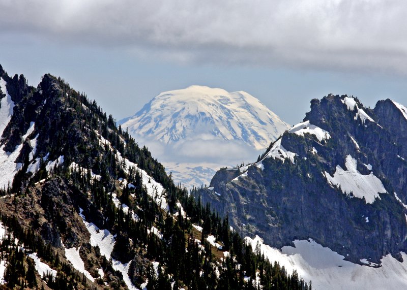 Mount Adams (12,276 ft) from Mount Rainier National Park