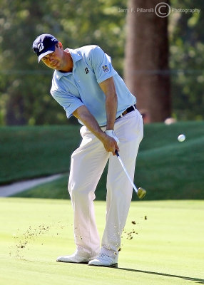 Matt Kuchar hits a fairway shot at the 93rd PGA Championship