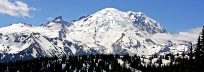 Panorama at Mount Rainier National Park