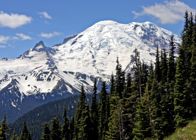 Mount Rainier from Sunrise in Mount Rainier National Park