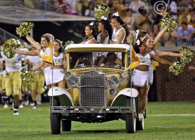 Georgia Tech Ramblin’ Wreck takes the field