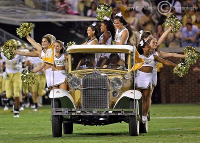 Georgia Tech Ramblin Wreck takes the field