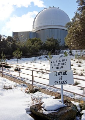 Those Snow Snakes are extremely dangerous!!!  2.1 Meter Telescope