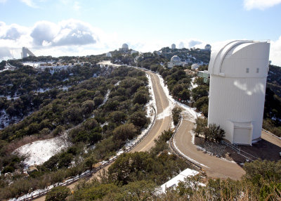 Kitt Peak Observatory from the area around the 4 Meter Telescope